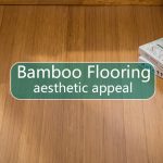 horizontal carbonized bamboo flooring